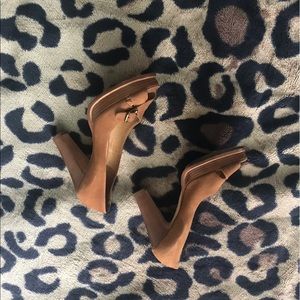 Michael Kors peep toe heals